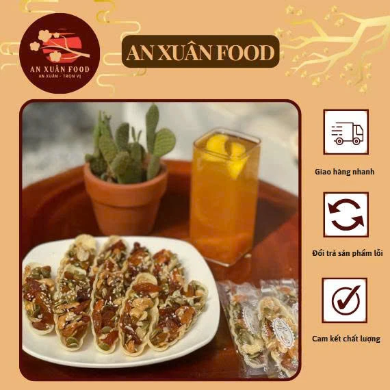 Bánh thuyền mix hạt dinh dưỡng - Anxuanfood