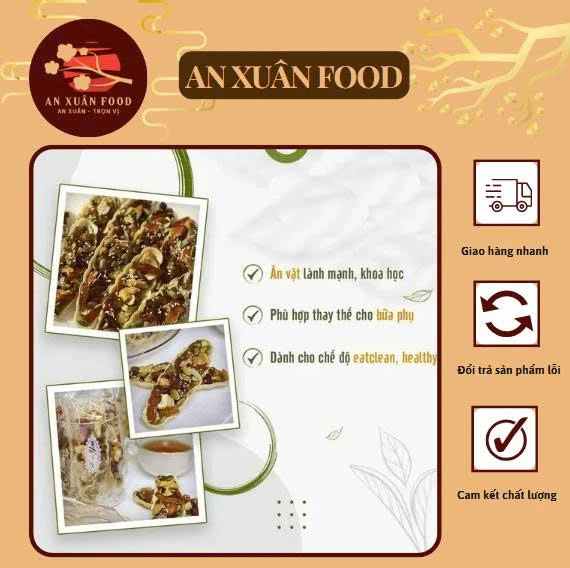 Bánh thuyền mix hạt dinh dưỡng - Anxuanfood - Ảnh 2