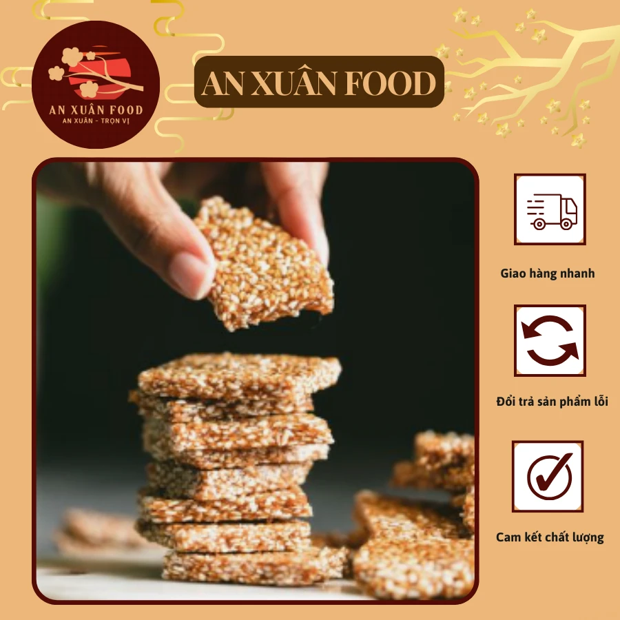 Kẹo Vừng Truyền Thống - An Xuân Food - Ảnh 6
